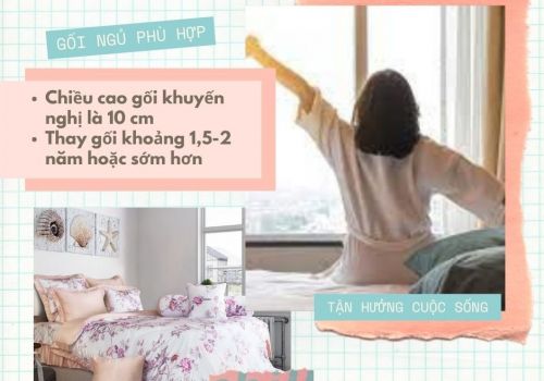 CÁCH LỰA CHỌN GỐI CHO GIẤC NGỦ NGON VÀ BẢO VỆ CỘT SỐNG