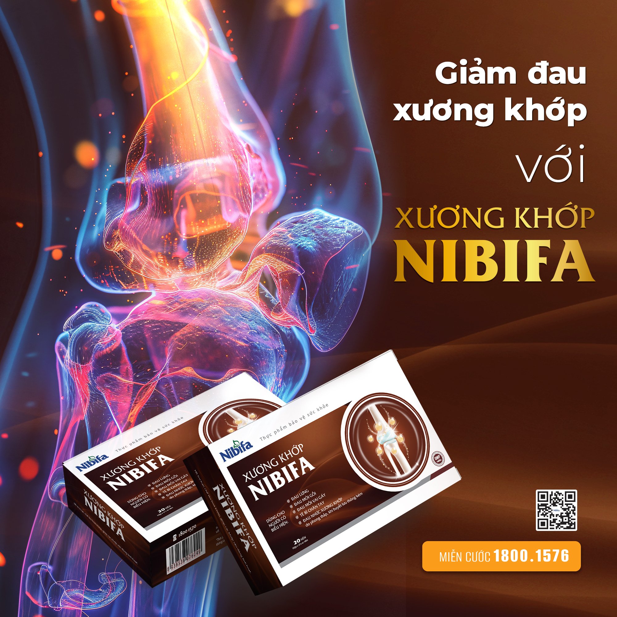 Xương Khớp Nibifa giảm đau nhức